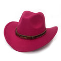 Wholesale New Fashion Western Fedora Felt Winter Wild Cowboy Hat