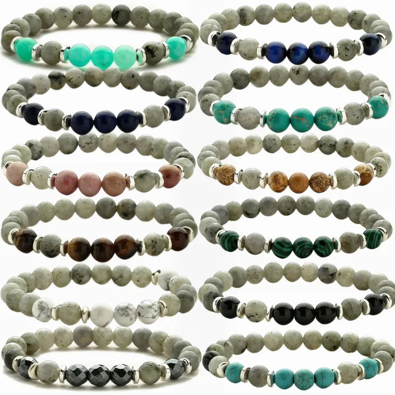 MIENTER tiger Eye Bracelet Fashion Natural Stone Healing Men Stone Beaded Bracelets