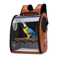 Wholesale Fashion Pet Travel Backpack Polyester Plastic Carrier for Puppy Cat Bird Parrot Zipper Closure Outdoor Carry Bag