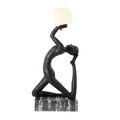 Professional Custom Nordic Art Body Sculpture Floor Lamp Handmade Eco-Friendly Resin Nordic Style Handicraft