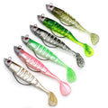 Newbility Soft Plastic Fishing Lure 10cm15.5g 13cm26g Fishing Accessories Retail Boxed Fishing Lures T Tail Soft Lure