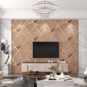 Hot Sale Stone Shaped TV Wall Background Wall Living Room Bedroom Simple Modern and Atmospheric Deerskin Velvet Nordic