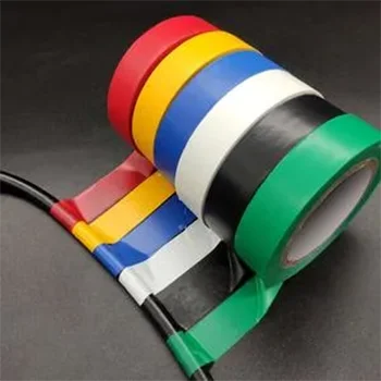Electricity Adhesive Tape Cinta Aislante Flame Retardant Pvc Electrical Insulation Tape Jumbo Roll