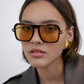 UNOC 2025 Trend Square Full Rim Metal Legs UV400 Comfortable Modern Classic Luxury Sunglasses Unisex Custom Own Logo High