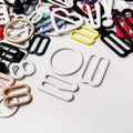 Adjuster Nylon Coated Metal Lingerie Ring and Slider Swimwear Hooks