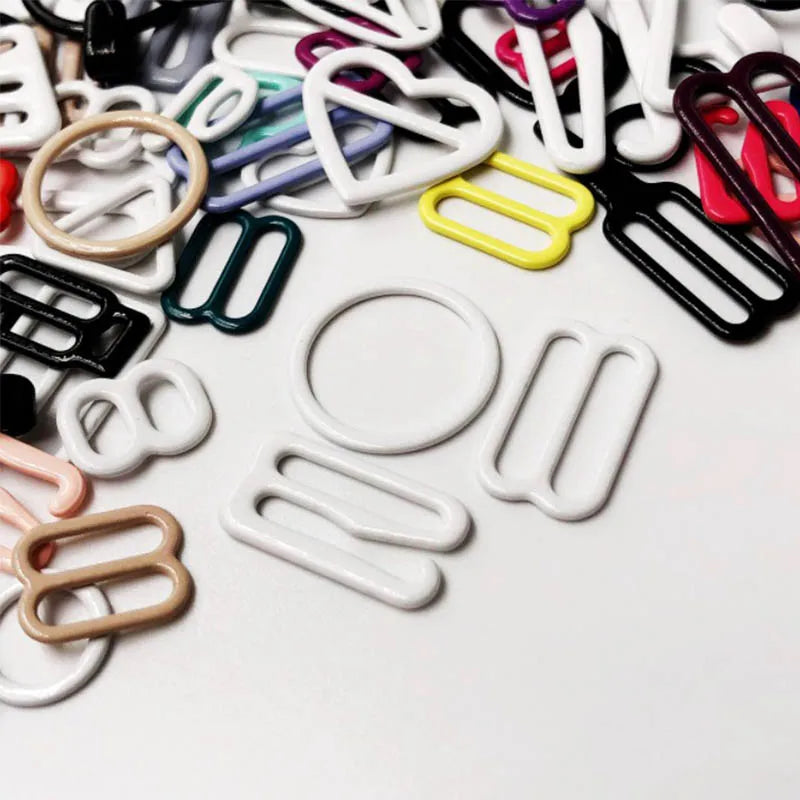 Adjuster Nylon Coated Metal Lingerie Ring and Slider Swimwear Hooks MegaBDM