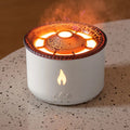 360ml Volcano 3D Flame Ultrasonic Aroma Diffuser Fragrant Air Humidifier for Car Household Hotel with 1-Year Warranty