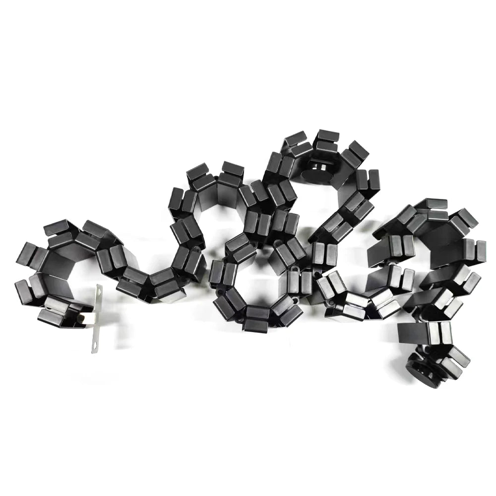 New Organize and Protect Wires and Cablest Flex Chain Raceway Cable Management Solution for Sit-Stand Variable Height Desks