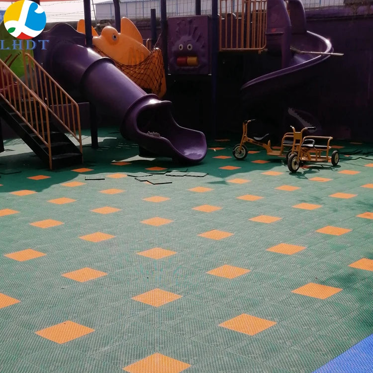 Kindergarten Outdoor Indoor Suspended Interlocking Flooring square Carpets