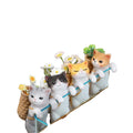 New Hot Selling Creative Cat Pendant Flower Pot Climbing Fish Tank Decoration Gardening Potted Garden Outdoor Fence Decoration