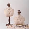In Stock New Design Table Top Jewelry Mannequins Jewelry Necklace Display Bust Form Necklace Holder