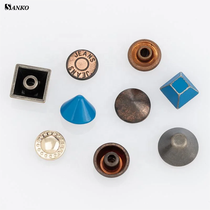 SANKO Jeans Rivet Metal Rivets for Leather