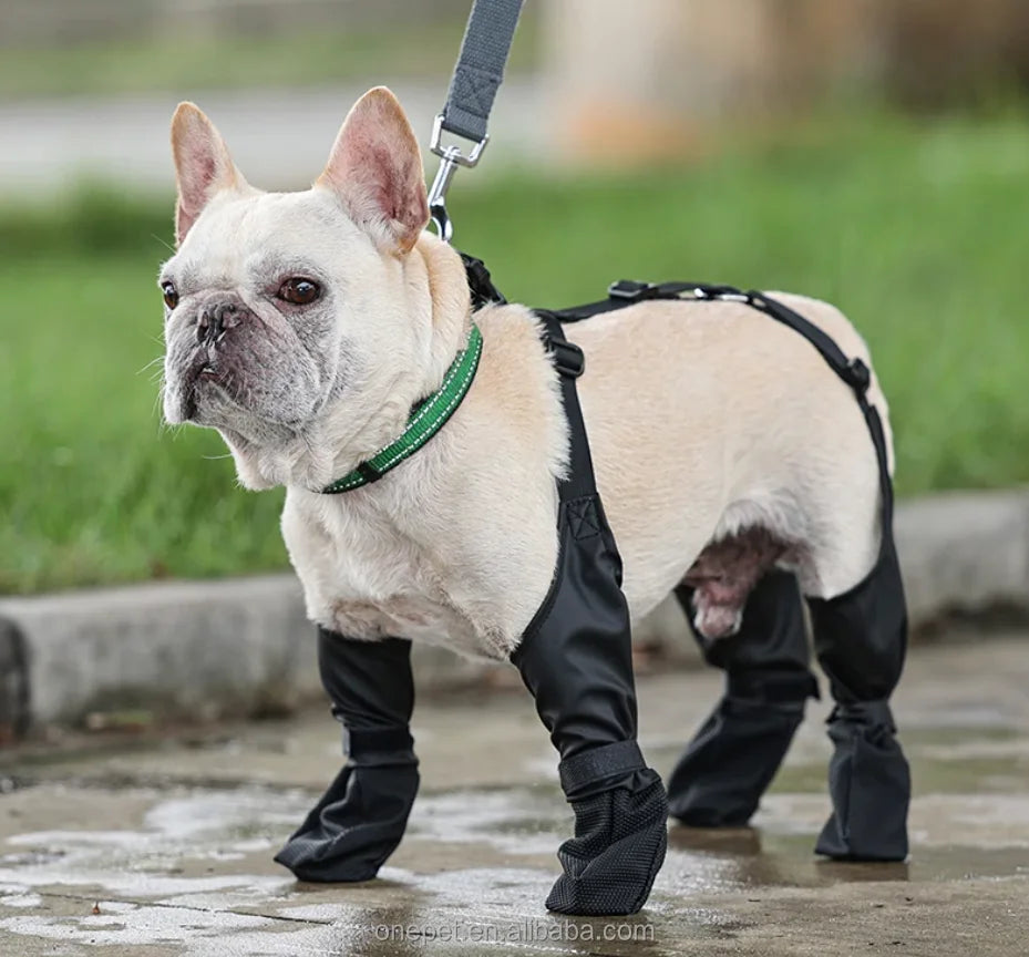 New Design Pet Dog Paw Protection Outdoor Dog Walking Legging Pants Rain Proof Dog Boots