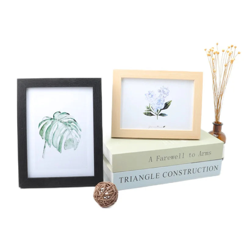 YESCOM Hot Sale Custom Size Wall Hanging Tabletop Mounted Colourful A4 Mdf Picture Photo Frame