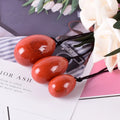 Huiying Wholesale Nephrite Jade Yoni Egg Red Jasper Egg Set Birthstone for Sale