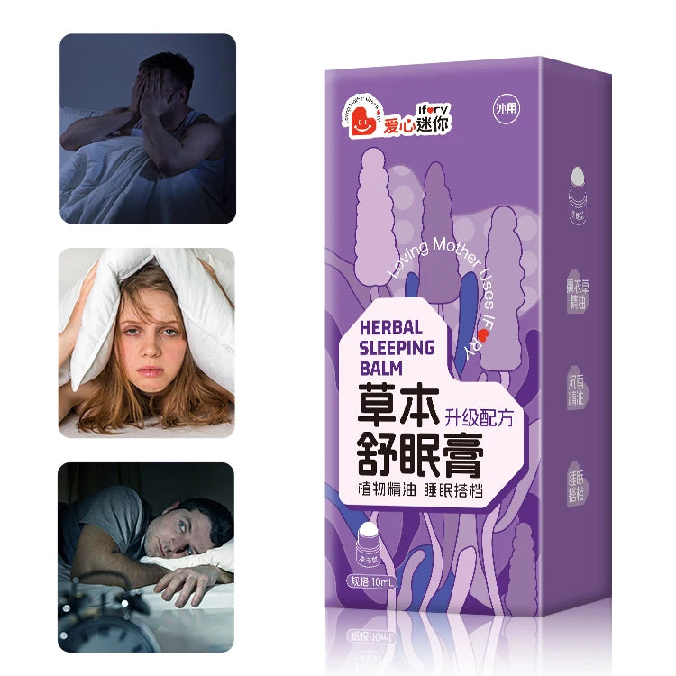 Private Label Insomnia Care Lavender Cream 10ml Natural Plants Deep Sleeping Quiet Relax Sleep