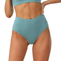 Women Compression High Rise Tummy Control Elastic Cotton Active Thongs