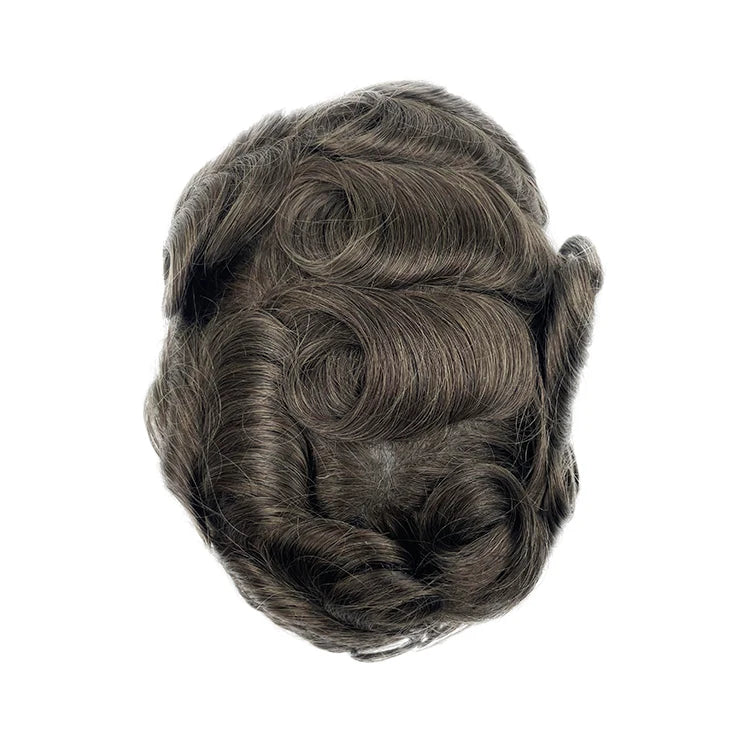 Qingdao Factory Men Toupee Waves 40% Gary v Loop Hair System Male Wigs  Black with Hair Human Hair for Men