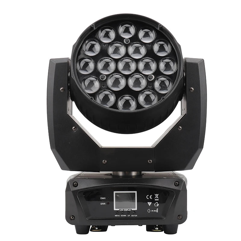 19pcs Zoom LED Moving Head Dmx Dj Stage Lighting 4in1 RGBW Stage Light