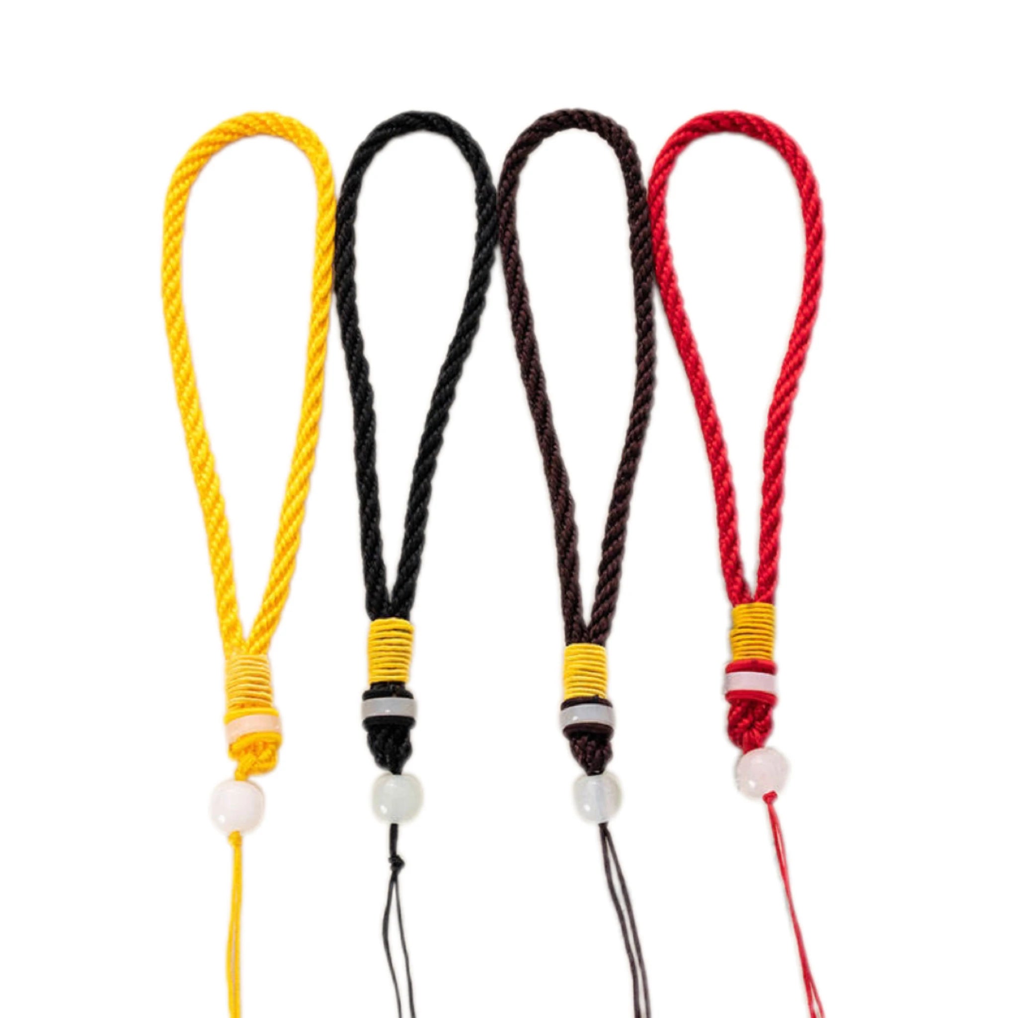 Plum Blossom Nylon Braided Cell Phone Lanyard Fashion Short Chain Wrist Strap Jewelry Findings & Components