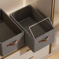 Modern Rectangle Foldable Wardrobe Storage Organizer Fabric Storage and Display Boxes for Warehouse Use