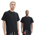 Gelan Customizable High Quality Custom Logo Screen DTG Printing Blank 100 Cotton Boxy-fit Tees Men Oversize T Shirt