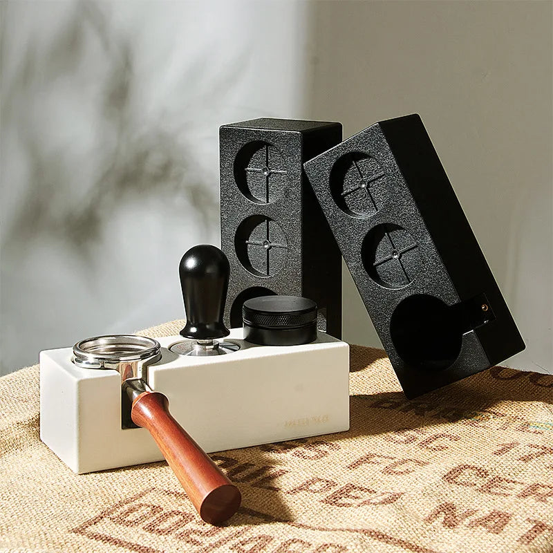 Barista Tools Coffee Accessories ABS Espresso Portafilter Coffee Tamper Holder Station Base