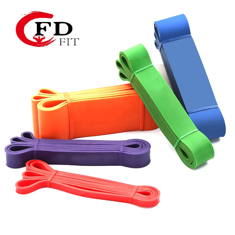 FDFIT Hot Sale Eco-friendly Latex Pull up Assist Band Fitness Resistance Bands Sets