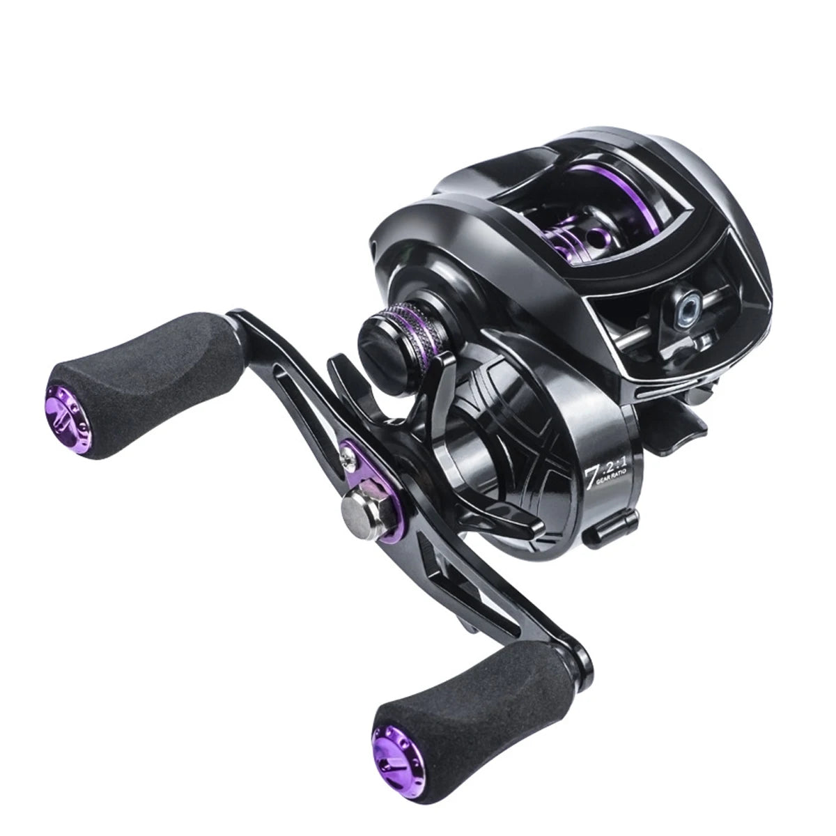 CNC Good Stability 8kg Max Darg Ultra Smooth High Speed 7.2:1 Fishing Reel 12+1 Saltwater Baitcast Reel