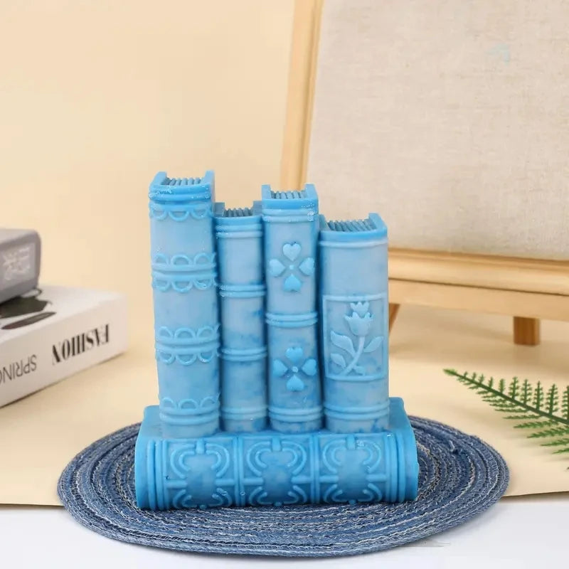 DIY Book Frame Silicone Mold for Cake Chocolate Resin Concrete Cement Gypsum Home Decor-Cake Tools Product Category