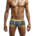 Men's Cotton Spandex Low-Rise Knitted Boxer Briefs Five-Pointed Star Pattern Casual Sports Summer Underwear