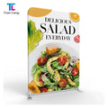 Tian Lang 8 Foot Double-Sided Trade Show Display with Straight Tension Fabric for Events and Activities