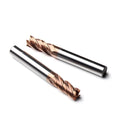 HRC55  60 1-8mm TiSiN Coating Carbide End Mill CNC Router Bits 4 Flute Flat Milling Cutter Cutting Tools for Metal Cnc Tools