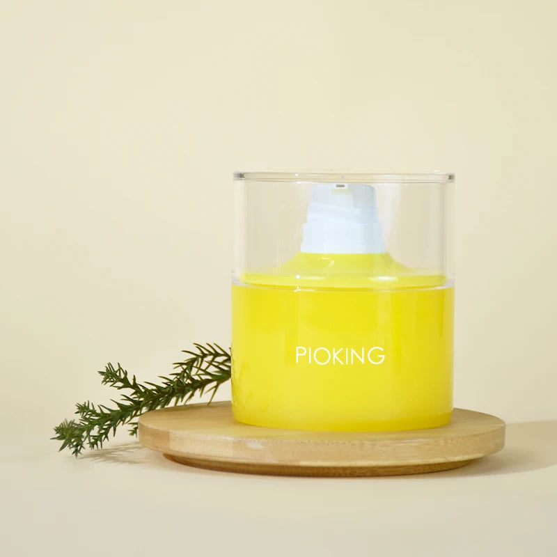 Acrylic Cosmetic Cream Jar Plastic Jar with Lids Gold 2024 New 30g 50g Double Wall Luxury Face Cream Skin Care Customized Square