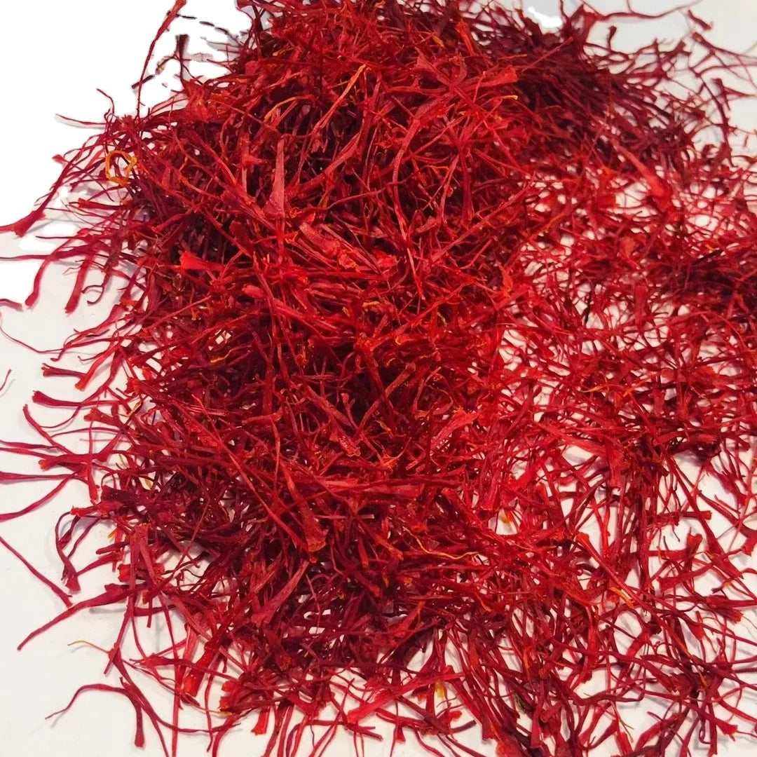 100% Pure Spice Premium a Grade Dried AD Raw Red Saffron Threads for Tea