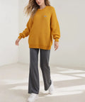 Hot Products Customized Drop Shipping 10pcs MOQ Women's Plaid Crew Neck Casual Style Knitted Sweater