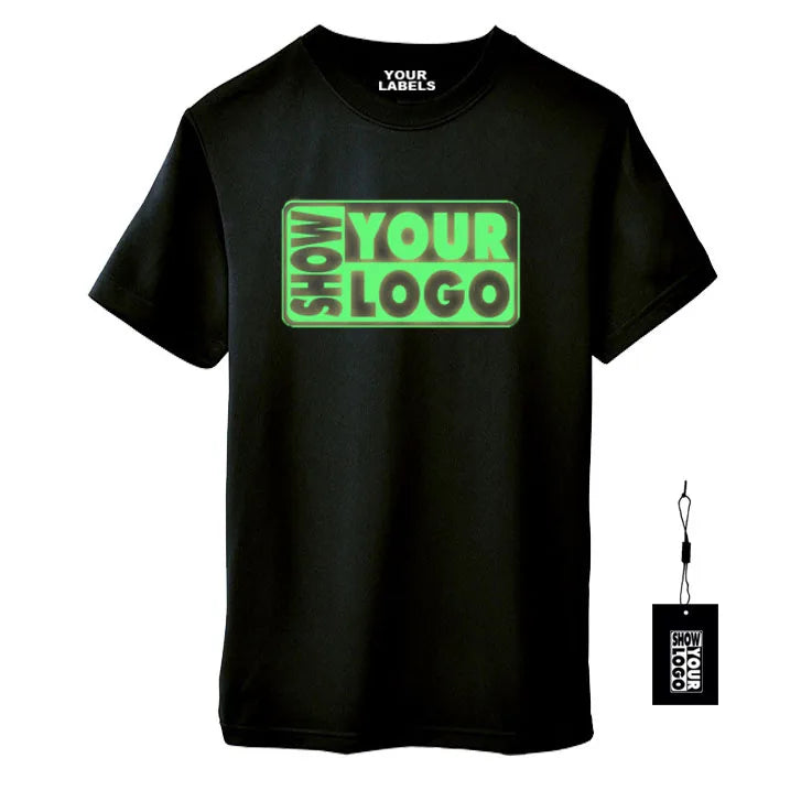 Free Labels Hang Tags Print Quick Dry Unisex T-Shirt 100% Polyester Custom Sublimation Blank Custom Printing Knitted Fabric
