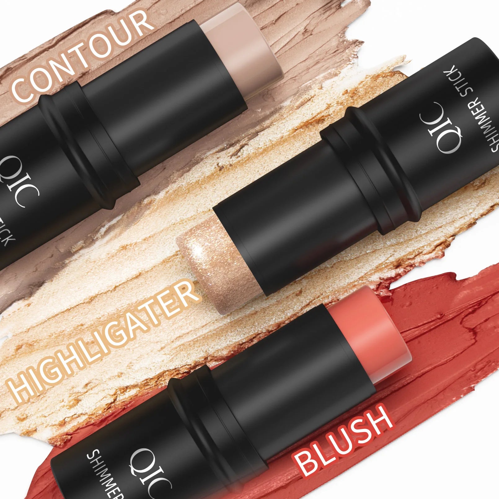Custom Private Label Waterproof Vegan Bronzer Makeup Concealer Foundation Contour Stick
