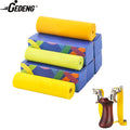 GEDENG Slingshot Latex 2Mm Flat Rubber Bands for 6X9Mm Tubing Black Tube Slingshots Square Shape Latex Slingshot