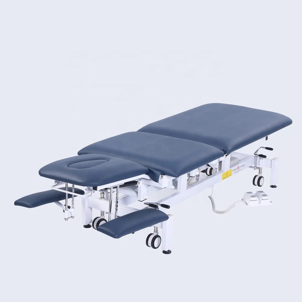 Foot Switch Pneumatic Hospital Adjustable Physiotherapy Bed Electric Automatic Massage Bed Ultrasound Examination Clinic Bed