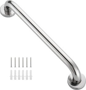 Stainless Steel Bathroom Straight Grab bar Handle Security Pole Grab bar in Bathroom
