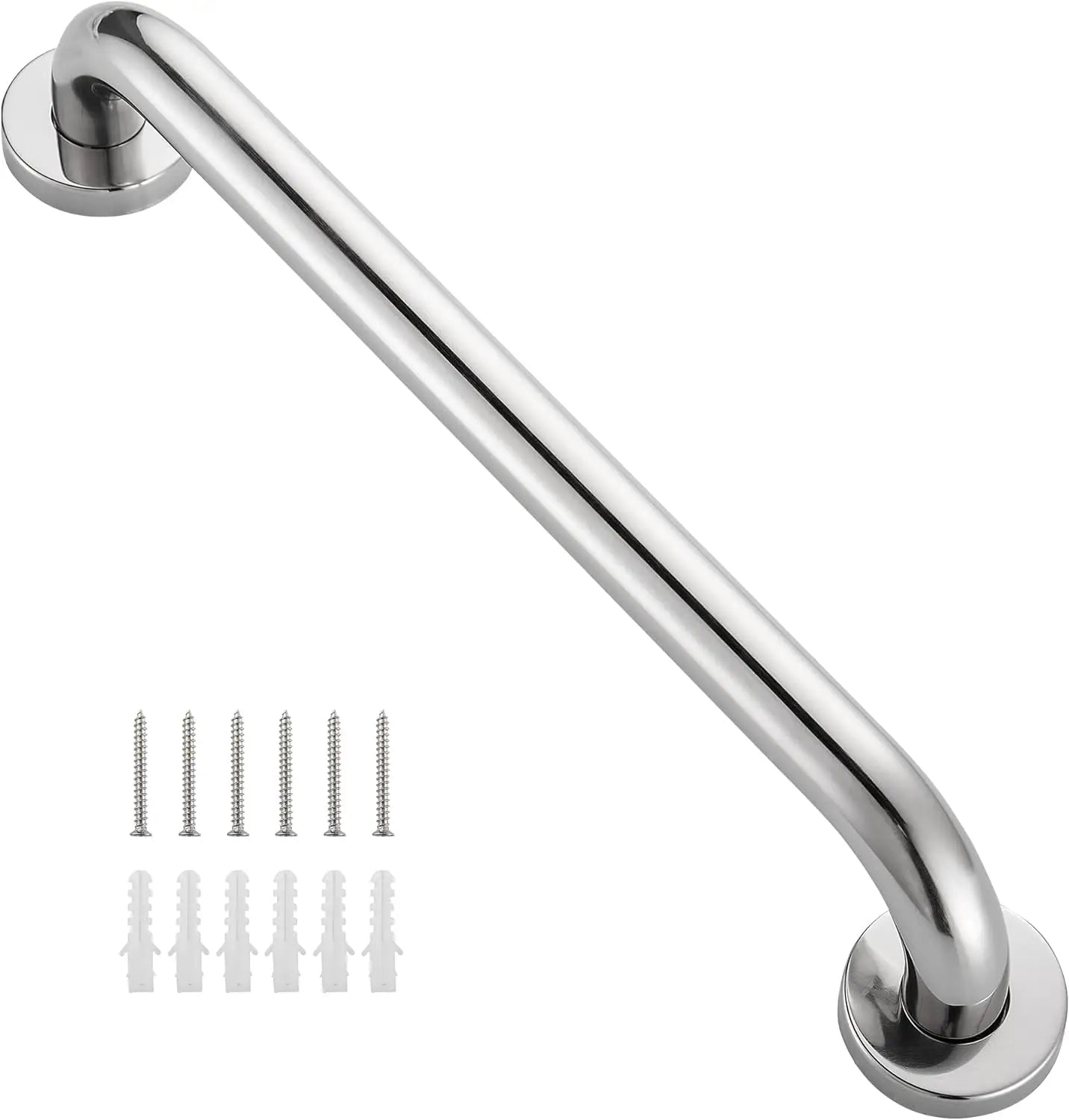Stainless Steel Bathroom Straight Grab bar Handle Security Pole Grab bar in Bathroom