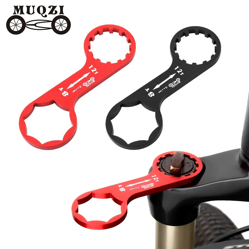 MUQZI MTB Bike Fork Shoulder Wrench Bicycle Front Fork Cap Repair Wrench Tools for Xcm/Xcr/Xct