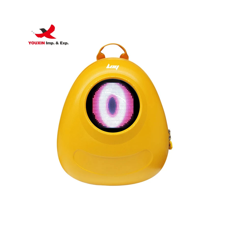 Factory Wholesale Fashion Waterproof Bag USB Charging Schoolbag Smart Bluetooth Connection Backpack with Led Display Screen