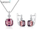 CZCITYFactory Wholesale Hotsale Fashion Women Jewelry 925 Sterling Silver Necklace Earrings Rings Silver Jewelry Sets