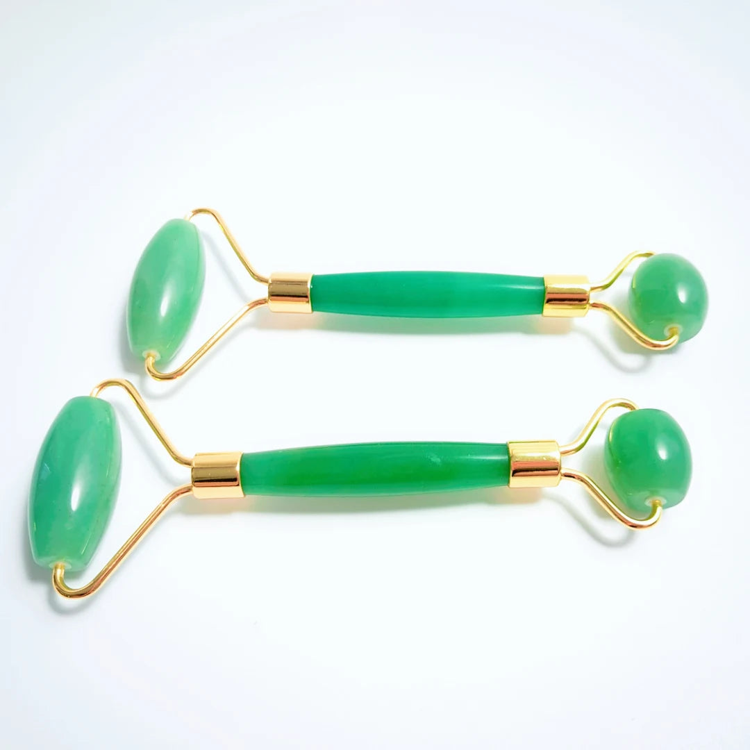 2026 100% natural jade face roller best green aventurine jade roller