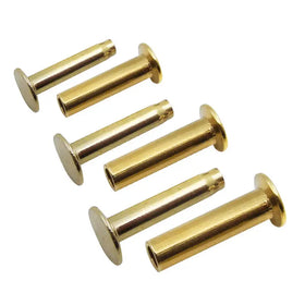 Semi Tubular Rivet Brass Compression Tube Rivets Male Female Rivet for Knife Handle