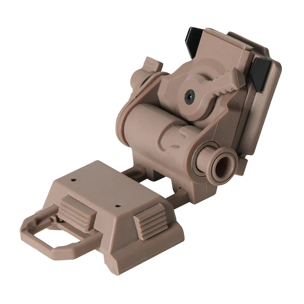 Plastic Tactical L4G24 Binocular NVG Mount Tan/Black Foldable Holder for PVS 15 18 31 GPNVG18
