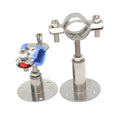 Customizable 304 Stainless Steel Pipe Clamp Adjustable Water Pipe Bracket with Zinc Finish OEM Metric Measurement System Bracket