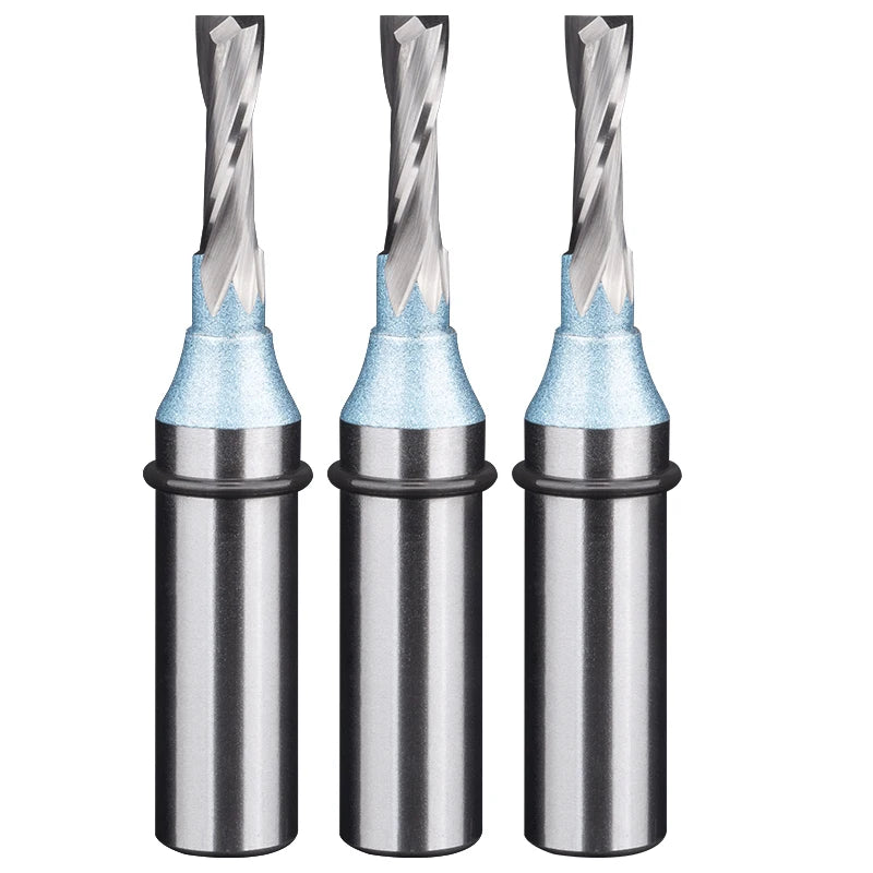 Tideway Composite TCT Milling Cutter up Down Spiral Cutting Cutter Cnc Wood Router Bits Double Veneer Helical Edge